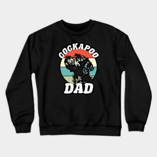 Cockapoo Dad Dog Funny Father's Day Vintage Pet Crewneck Sweatshirt